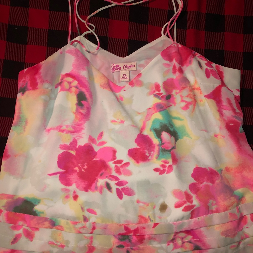 Candies strappy tank top